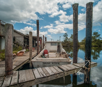 Fishing boat Dane Luck in Swanquarter, NC 2010